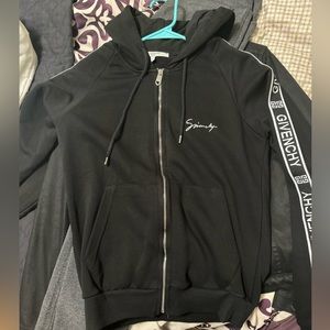 Givenchy Zip Up Hoodie Sweatshirt Size M NWOT